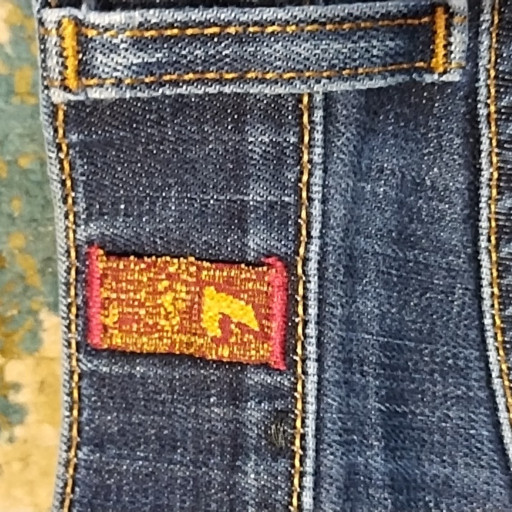 Men's 7ForAllMankind Carson Dark Wash Straight Leg Jeans, W34"/L32" - Picture 9 of 9